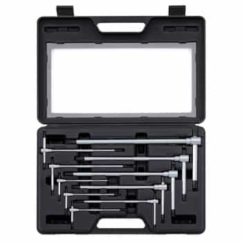 T-handle wrench set TX 3-way with sliding handle 10 pcs.