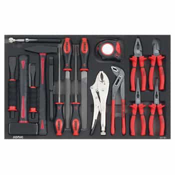 Sonic Hammer, Pliers & Chisel Set (5 German) 17-Piece