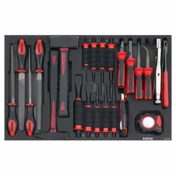 Sonic Hammer, Files, Pliers & Chisel Set (German) 23-Piece