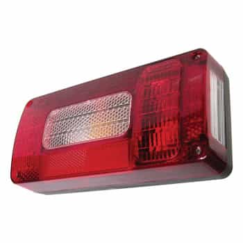 Tail Light 6 functions left 12V 215x100mm