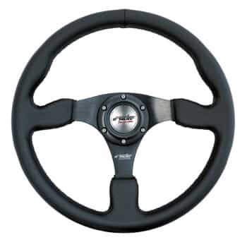 Simoni Racing Sportstage Defender 350mm - Black Eco-Leather