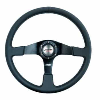 Simoni Racing Sports Handlebar Defender 380mm - Black Eco-Leather