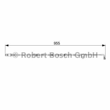Warning Contact, brake pad wear 1 987 473 028 Bosch