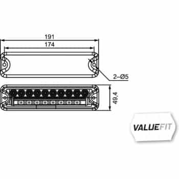 Combination Tail Light *** HELLA VALUEFIT ***
