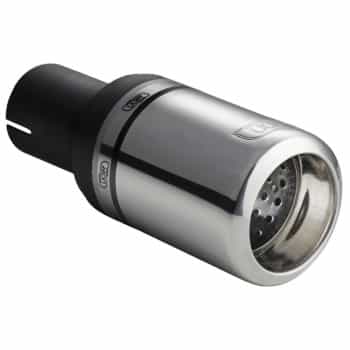 Ulter Sport Exhaust Tip - Round 80mm Big Rim - Length 200mm - Mounting ->50mm - Stainless Steel