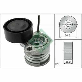 Tensioner Lever, v-ribbed belt 534033110 Ina