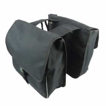 Double bicycle bag black