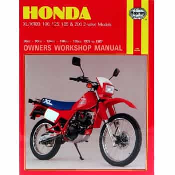 Honda XL / XR 80, 100, 125, 185 & 200 2-valve Models (78 - 87)