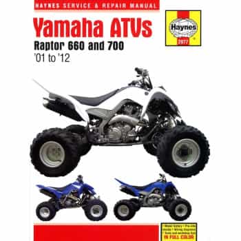 YamahaRaptor 660 & 700 ATVs (01 - 12)