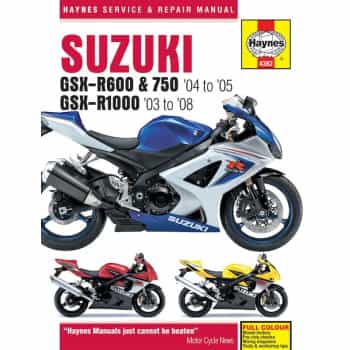 Suzuki GSX-R600 / 750 (04 - 05) GSX-R1000 (03 - 08)