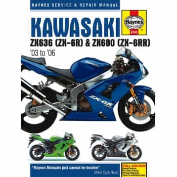 Kawasaki ZX636 (ZX-6R) & ZX600 (ZX6RR) (03 - 06)
