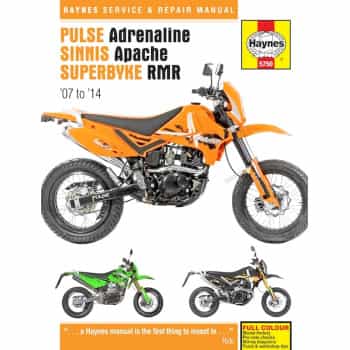 Pulse / LEXMOTO Adrenaline, Sinnis Apache, Superbyke RMR (07 - 14)