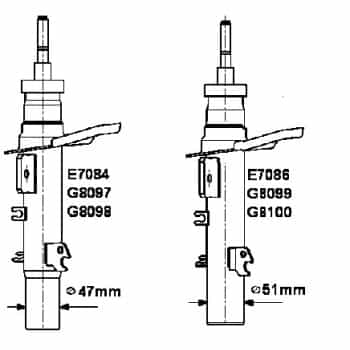 Shock Absorber MONROE ORIGINAL (Gas Technology) G8098