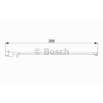 Warning Contact, brake pad wear 1 987 474 575 Bosch