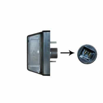 Number Plate Light 1650939 Van Wezel