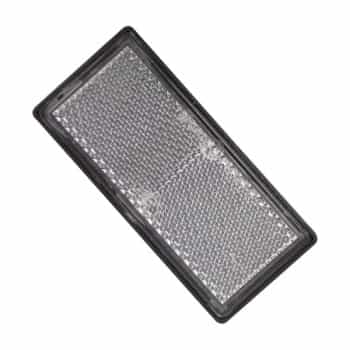 Reflector 86x40mm White Bulk