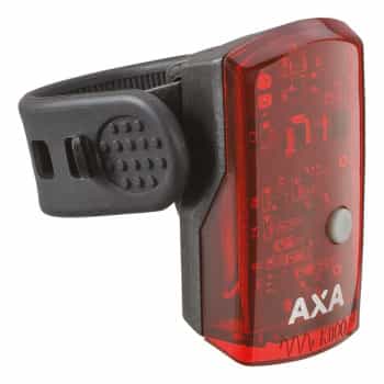 AXA Rear Light GreenL 1LED USB on/off