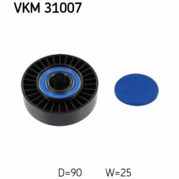 Deflection/Guide Pulley, v-ribbed belt VKM 31007 SKF