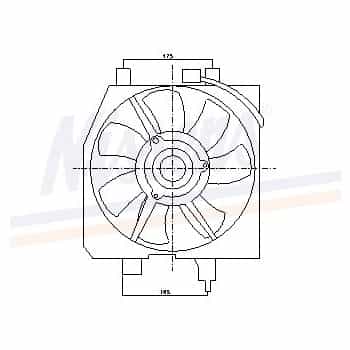 Fan, A/C condenser