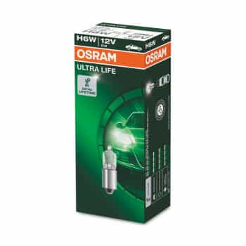 Osram Ultra Life 12V H6W BAX9s