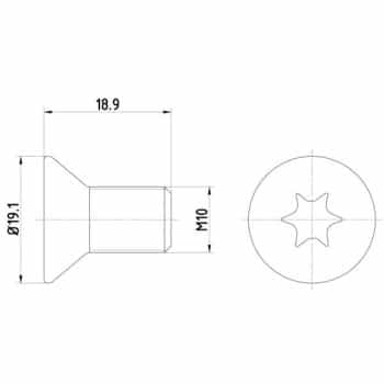 Bolt, brake disc