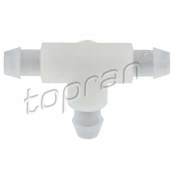 Connecting element, cleaning fluid line