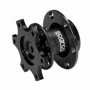Sparco Quick Release steering hub - Black - 6x70mm