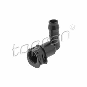 Connecting element, cleaning fluid line