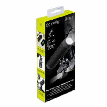 Celly Bike Speaker Powerbank and Flashlight