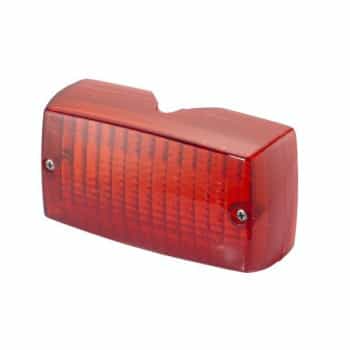 Lens, tail fog light