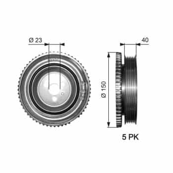 Belt Pulley, crankshaft DriveAlign®