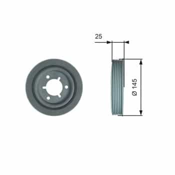 Belt Pulley, crankshaft DriveAlign®
