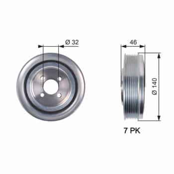 Belt Pulley, crankshaft DriveAlign®