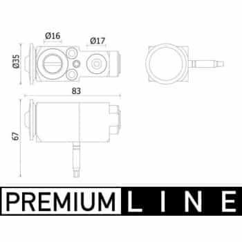 Expansion Valve, air conditioning BEHR *** PREMIUM LINE ***