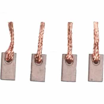 Carbon brush, starter motor