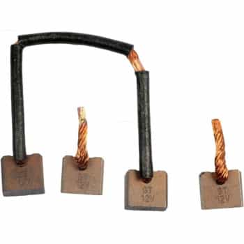 Carbon brush, starter motor