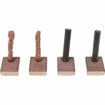 Carbon brush, starter motor