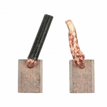 Carbon brush, starter motor