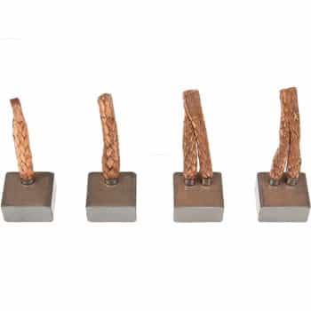 Carbon brush, starter motor