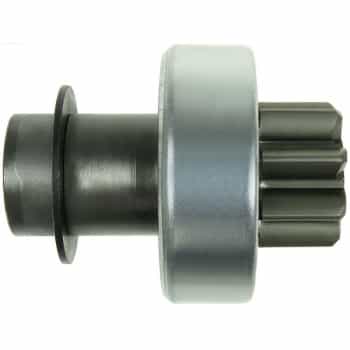 Free wheel drive, starter