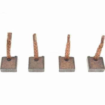 Carbon brush, starter motor