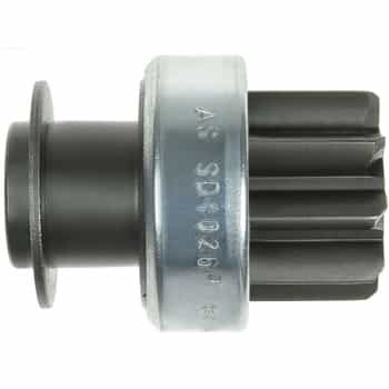 Free wheel drive, starter