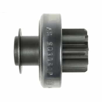 Free wheel drive, starter