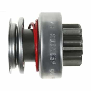 Free wheel drive, starter