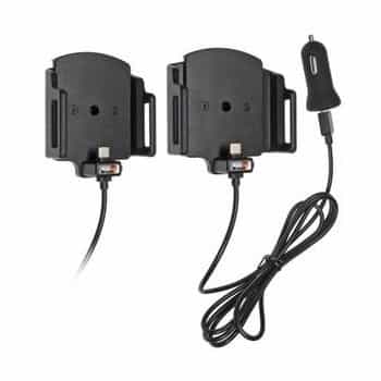 Universal holder USB-C with 12V USB plug 62-77mm / 9-13 mm