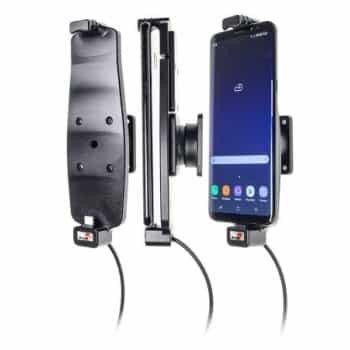 Samsung Galaxy S8+ / S9+ / S10+ Active holder with 12V USB plug. With cover