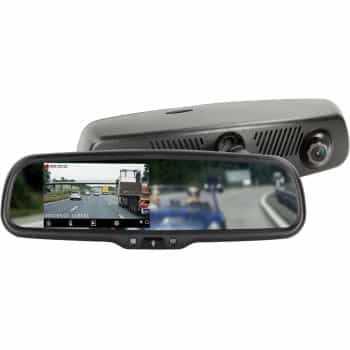 4.3 inch mirror monitor incl. Full HD dashcam + DVR function