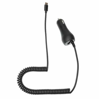 Brodit USB-C Charger 12/24V 2.1A With additional USB A output in the cigarette lighter plug 1A