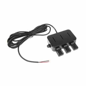 Brodit USB Charger input 12V output 3x 2.1A