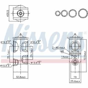 Expansion valve, air conditioning **FIRST FIT**